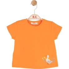 Nk Kız Bebek Sunflower Tshirt 1-4 Yaş Turuncu