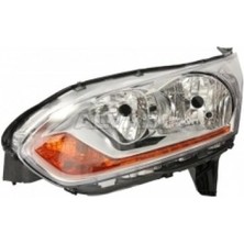 Tyc Ford Connect Ön Far Elektrikli Motorlu Nikelaj Sarı Sinyalli Sol 2013- (Oem No:  DT1113W030AC)