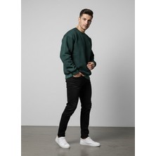 Unique Core Basic Kışlık Içi Polarlı Sweatshirt