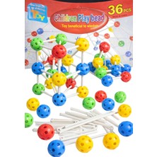 Direkstoktan Children Play Bead – 36 Parça Eğitici Sihirli Boncuklu Zeka Geliştirme Oyuncağı