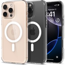 iPhone 16 Pro ile Uyumlu Ince Magsafe Kılıf Ultra Hybrid Sararma Karşıtı Duraclear Hava Kanalı Tekno