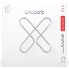 D'addario Gitar Telleri - Xs 80/20 Bronz Kaplamalı Akustik Gitar Telleri - XSABR1356-3P - Pürüzsüz H