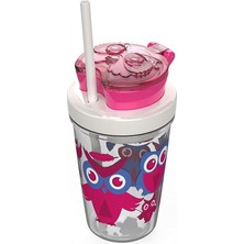 Snack Atiştirmalik Tritan Bardak 350 Ml, Pembe