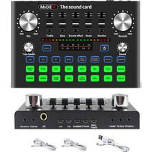 Vs9 Stüdyo Kayıt Canlı Yayın Ses Kartı Efektli Radyo Mikseri (Telefon ve Pc Podcast Radyo Canlı Yayı