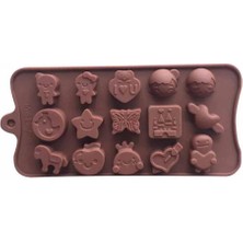 Silikon Çikolata Kalıbı Karışık Cisimler (Sck-54)