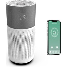 Akıllı Hava Temizleyici Wi-Fi Mobil Uygulama Denetimli 70 M2 Etkili Cadr 550M³/S 3 Katmanlı HEPA13 V