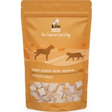Kito Freeze Dried Hindi Göğüs Köpek Ödül MAMASI%100 Doğal, Glutensiz 30 Gr(Dog Treat)