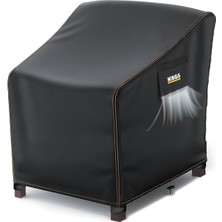 Haegs Tek Kişilik Bahçe Koltuk Örtüsü, Koruma Kılıfı, Su Geçirmez Açık Hava Bahçe Mobilya Kılıfları,