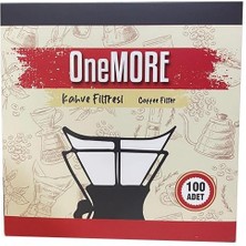 Kahveciniz Onemore Chemex Uyumlu Filtre Kahve Kağıdı 5-8 Cup 100 Adet
