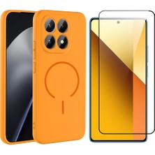 Vendas Xiaomi 15T Kılıf M-safe Şarj Özellikli Zore Meta Kapak + Cam Ekran Koruyucu