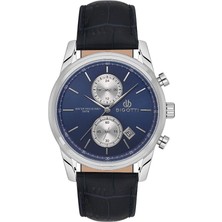 Bigotti BG.1.10581-3 Deri Kordon Fonksiyonlar Aktif Lacivert Erkek Kol Saati