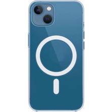 Iphone 13-14 ve 15 ile Uyumlu Magsafe Özellikli Şeffaf Kılıf