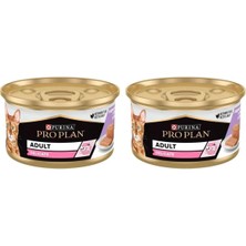 Delicate Kıyılmış Hindili Yaş Kedi Maması 85GR 2li Paket