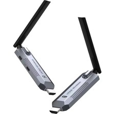 Kablosuz HDMI Verici ve Alıcı Kiti - Uydudan Projeksiyona | 150 Metre Menzil | 1080P 60Hz Notebook'd