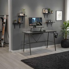 Master ve Bilgisayar Masası-Siyah 120X90X60 cm