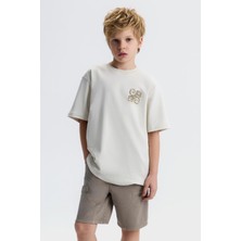 Nk Erkek Çocuk Forward Tshirt 8-14 Yaş Krem