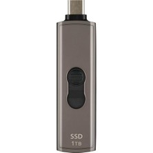 Transcend TS1TESD330C 1tb Type-C 10GBPS Gizlenebilir Başlıklı Taşınabilir Metal Kasa SSD