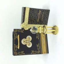 Osmanlı Sarayı Cariye Kokusu Taşlı Sarı Tasarım Şişe 4gr