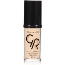 Golden Rose Total Cover 2 In 1 Foundation & Concealer Fondöten ve Kapatıcı No: 022