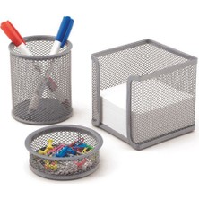 Perfore 3 Lü Masa Üstü Set, Bebe Mavi