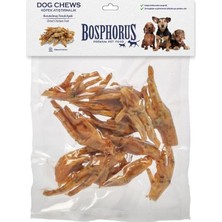 Bosphorus Köpek Çiğneme Ödülü, Kurutulmuş Tavuk Ayak, 100 Gram