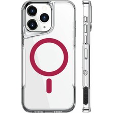 iPhone 16 Ile Uyumlu Mag Safe Özellikli Ultra Kristal Kenarları Yumuşak Arkası Sert Tam Koruyuculu S