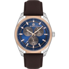 Bigotti BG.1.10573-4 Deri Kordon Fonksiyonlar Aktif Kahverengi Erkek Kol Saati