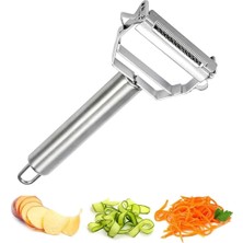 Çok Fonksiyonlu Sebze Meyve Soyacağı, Paslanmaz Çelik Jülyen Doğrayıcı, Salatalık Havuç Elma Soyma A