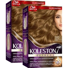 Wella Supreme Saç Boyası 7/0 Kumral X2'li