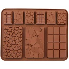 Silikon Çikolata Kalıbı Karışık Tablet (Sck-87)