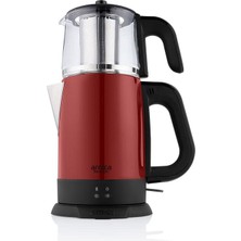 IH33204 Demli Stil Kırmızı Cam Çay Makinesi