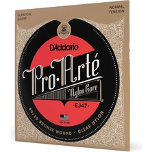 D'addario EJ47 Klasik Gitar Tel Seti, Pro-Arte, 80/20 Bronze Woun