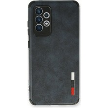 Evyora Newface Samsung Galaxy A73 5g Kılıf Loop Deri Silikon - Lacivert