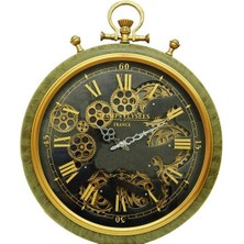 Katre46 Saat Çarklı Köstek Modeli Duvar Saati Dekoratif Ev Ofis Hediyelik