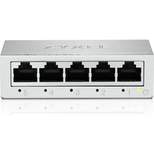Zyxel 5-Port Gigabit 10/100/1000 Unmanaged Ethernet Switchı | Ethernet Splitter | Masaüstü Veya Duva