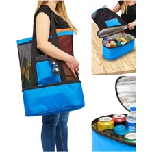 Ayaco Termos Çanta Piknik Plaj Çantası Buzluklu Kadın Deniz Çantaları Termo Soğutucu Termal