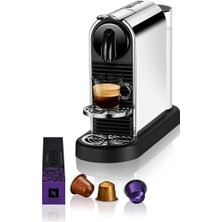 Nespresso D 140 Citiz Platinum, Paslanmaz Çelik Kahve Makinesi