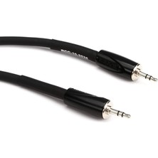 Roland Siyah Serisi Ara Bağlantı Kablosu, 3,5 mm Trs - 3,5 mm Trs, Dengeli, 10 Fit