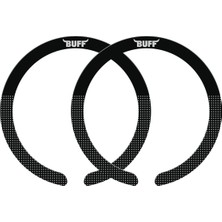 Buff, BL23 Magsafe Uyumlu 2 Adet, Yüzük Adaptör Metal Halka Plaka, Siyah