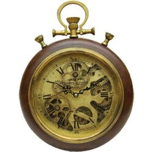 Katre46 Saat Çarklı Köstek Modeli Duvar Saati Dekoratif Hediyelik