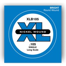 D'addario XLB105 Einzelsaite (Größe: Xl) Nickel Wound 105 Long Scale