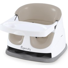 Ingenuity Baby Base 2'si 1 Arada Booster Besleme ve Kendinden Saklama Tepsili Yer Oturağı, Kaşmir