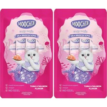 Moochie Sıvı Kedi Ödülü Ton-Somon 5X15 gr 2li Paket