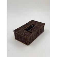 Hasır Görünümlü Plastik Örgülü Peçetelik – Sofra ve Mutfak Için Şık ve Dayanıklı Peçete Saklama , De