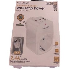 Çillor Akım Korumalı /1 Ad Priz/2 Type-C/1 Ad.usb Şarj Adap.çoğaltıcı