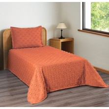 DİA BELLA Ponpon Desen 2 Parça Yatak Örtüsü