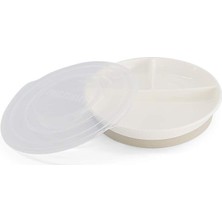 VENTO STORE Twistshake Kapaklı Bölmeli Çocuk Tabağı Pp ve Silikonlu Bebek Yemeği İçin 1 Adet Ürün