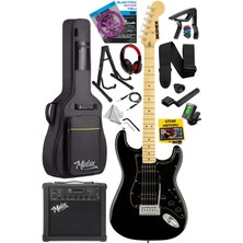 RPH-40BK-25AMP Elektro Gitar Seti 25 Watt Gain'li Bluetooth Şarjlı Amfi ve Full Set