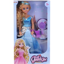 Hak-İş Oyuncak Okyanus Mavisi Gecelik Elbiseli Fantastik Bebek