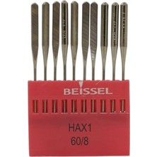 Beıssel Beissel Hax1 Aile Tipi Aile Makinesi Iğnesi 8/60 Numara Ses Uçlu 10 Adet (1 Paket)